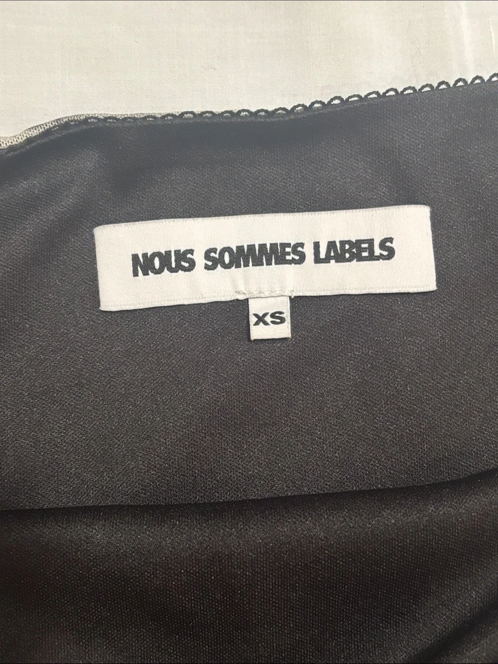 Nous Sommes Labels: Leopard Print Maxi Skirt in Black and Gray